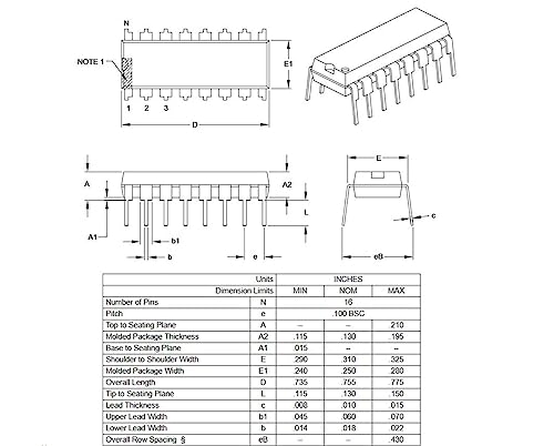 Bridgold 2pcs MCP3008-I/P MCP3008 MCP 8-Channel 10-Bit A/D Converters with SPI Serial Interface 2.7V,DIP-16. - Image 5