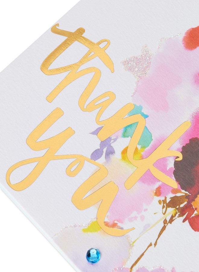 Papyrus Mother's Day, Thank You Card (Watercolor Flower) - Image 5