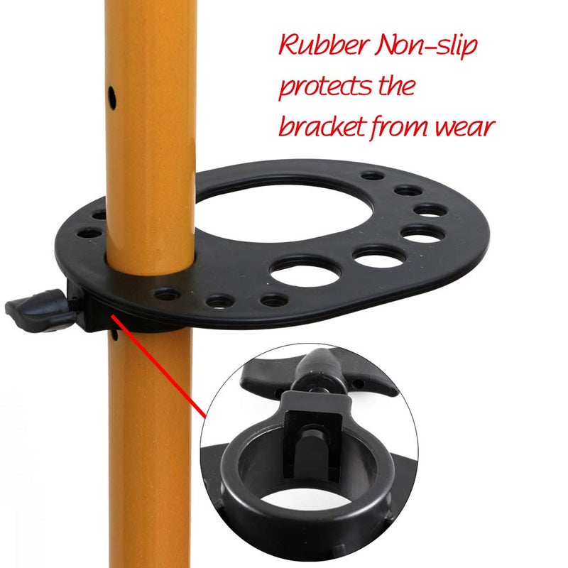 AliLeader Wig Tray for Tripod Caddy & Wig Stand - Adjustable Multifunctional Tray for Hairdressing (Black) - Image 3