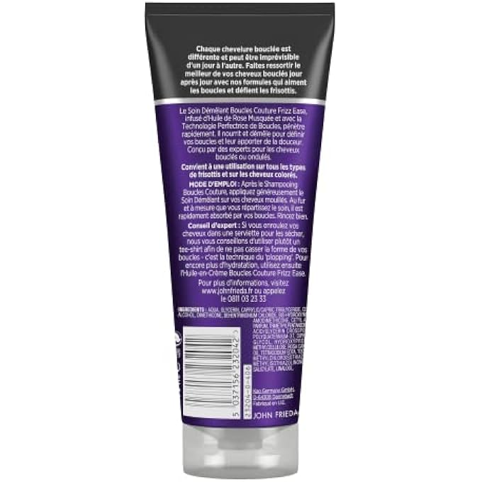 John Frieda FRIZZ EASE FASHION CURLS DETANGLING CARE 250 ML - Image 3