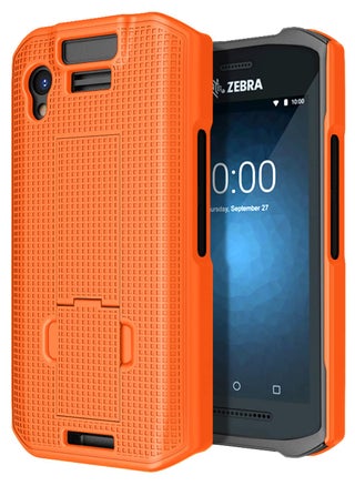 Case with Stand for Zebra TC21 TC26 Mobile Computer Scanner, Nakedcellphone Textured Slim Hard Shell Protector Cover with Kickstand - Bright Orange - pzsku/ZB5BECF197B038C0EC741Z/45/1749371167/f02b8947-6dfe-4d43-a3b7-6cd5edbfcda5