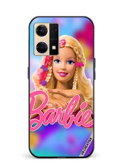 Protective Case Cover For Oppo Reno7 Pny Barbie Design Multicolour