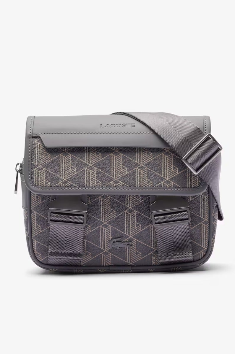 لاكوست حقيبة لاكوست الرجالية بمشبك قابل للطي - Image 1