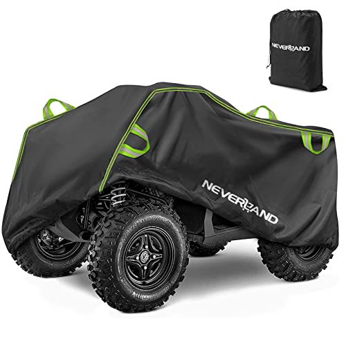 NEVERLAND ATV Cover, Waterproof Heavy Duty 4 Wheeler Cover with Buckle, Dustproof Anti UV Windproof All Weather Outdoor Storage Quad Cover for Polaris Sportsman Yamaha Honda Coleman XXL - Image 1