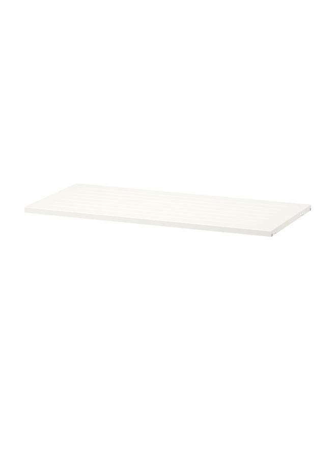 Zaboon Shoe shelf, white, 80x40 cm - Image 1