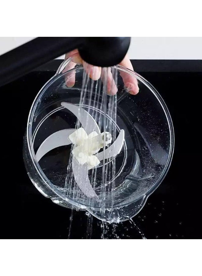 الفرامة اليدوية سهلة الاستخدام لتقطيع اللحوم والخضروات بسعة 2 لتر لتوفير الوقت والجهد - Image 1