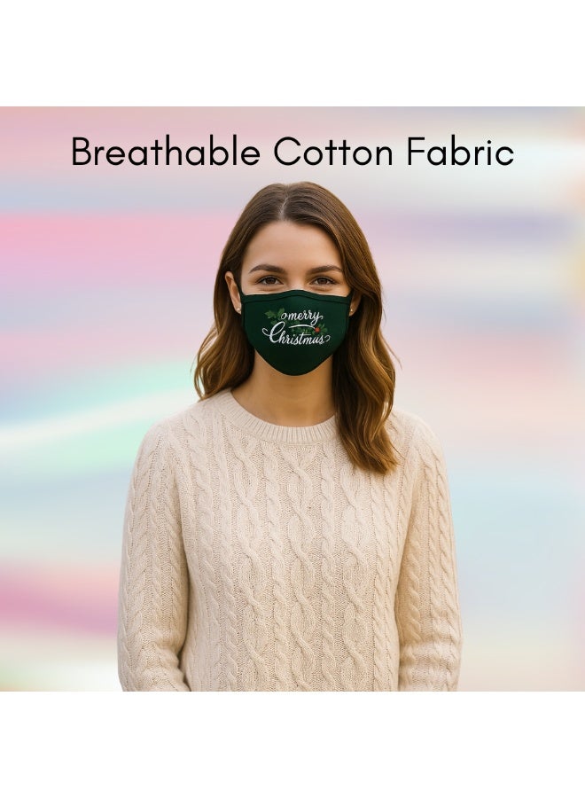 PRINTSHOP4ME Christmas Adult Face Protection Novelty Mask,Washable And Adjustable For Men Women And Youth - Image 3