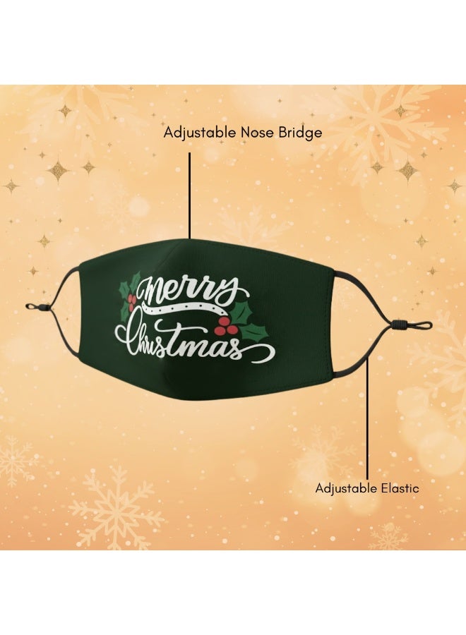 PRINTSHOP4ME Christmas Adult Face Protection Novelty Mask,Washable And Adjustable For Men Women And Youth - Image 2