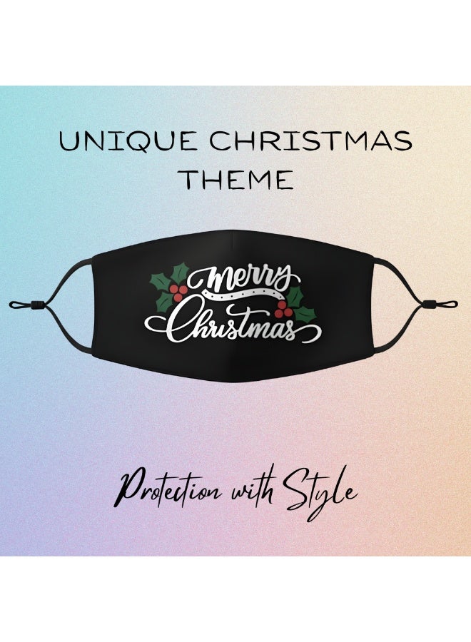 PRINTSHOP4ME Christmas Adult Face Protection Novelty Mask,Washable And Adjustable For Men Women And Youth - Image 4