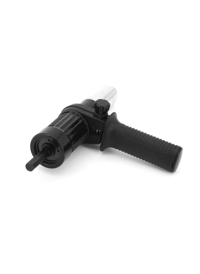 Rivet Gun Adapter Kit, Professional Rivet Gun Adapter with Handle Grip Riveter Drill Attachment Riveting Hand Tool - Rivet Attachment for Cordless Screwdrivers and Drills
