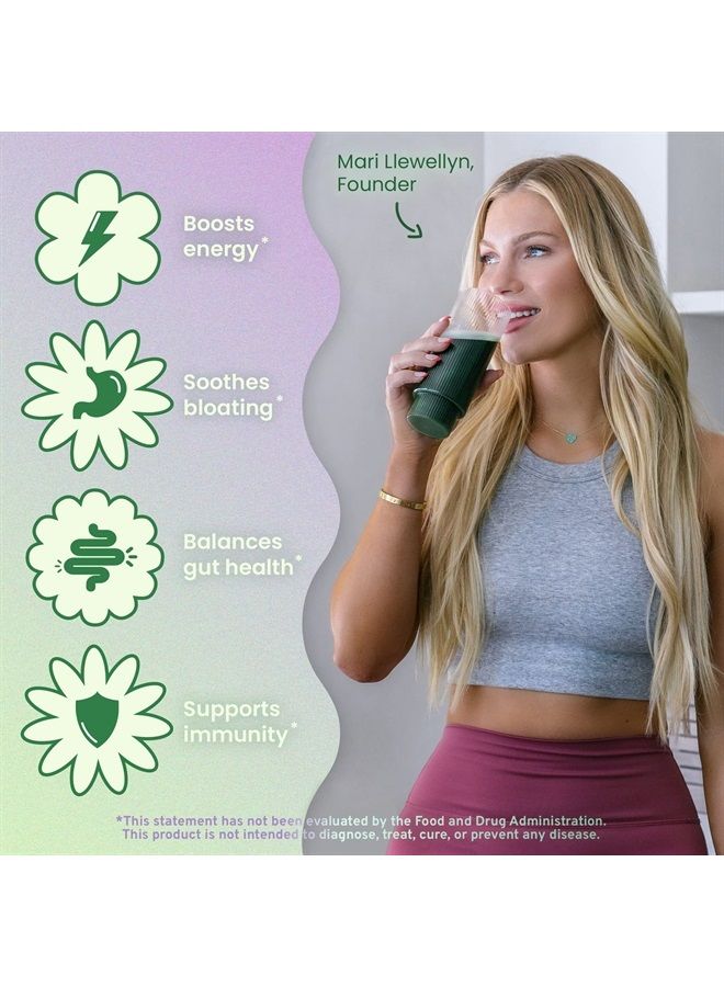 Bloom Nutrition Super Greens Powder Smoothie & Juice Mix - Probiotics for Digestive Health & Bloating Relief for Women, Digestive Enzymes with Superfoods Spirulina & Chlorella for Gut Health (Berry) - Image 3
