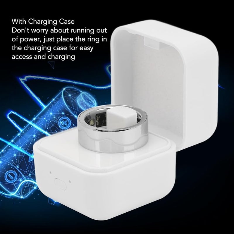 Smart Health Ring Fitness Tracker Size 18 Monitors Heart Rate Blood Oxygen Sleep Temperature - Image 4