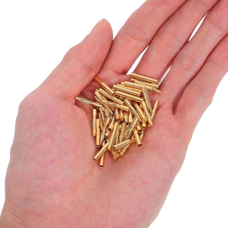 GALPADA 30 Sets Gold-Plated 2.0mm Banana Plugs Male Female Connectors for Remote Control Engines Esc Battery and Home Audio Speaker Accessories - Image 3