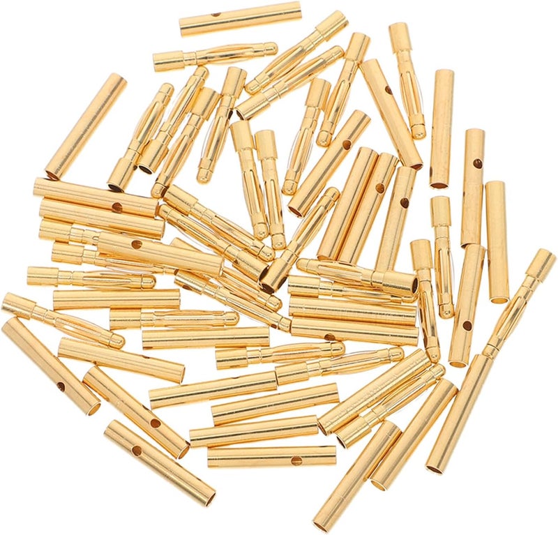 GALPADA 30 Sets Gold-Plated 2.0mm Banana Plugs Male Female Connectors for Remote Control Engines Esc Battery and Home Audio Speaker Accessories - Image 1