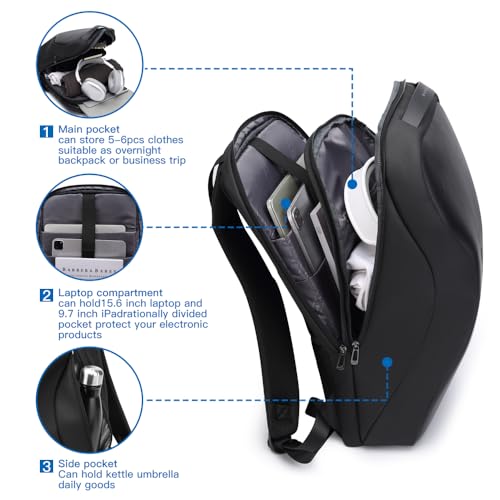 BANGE Laptop Smart backpack Can Hold 15.6 Inch Laptop Commute Backpack Fight carry on bag for men and women - Image 3