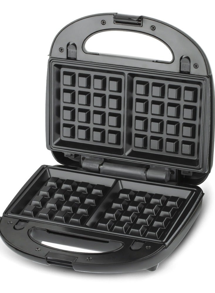 RAF 3 in 1 Electric Sandwich Maker, Panini Press Grill and Waffle Iron Set with Removable Non-Stick Plates, 850W Perfect for Cooking Grilled Cheese, Tuna Melts, Burgers, Steaks and Snacks - Image 4