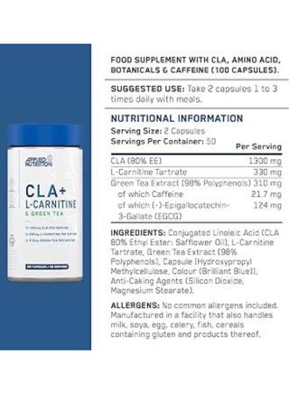 best l-carnitine brand Buy CLA And L-Carnitine Supplement In Pakistan – Nutrojenix main image 1