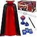 PATIFEED Magic Kit Magician Costume Set with Cloak Cape Christmas Halloween Dress Up Pretend Play Magic Tricks for Kids Ages 6 7 8 9 10 11 12 - Image 2