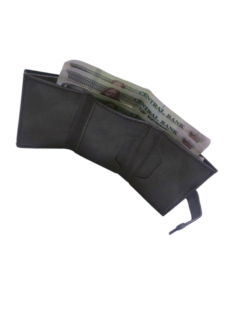 Horse Slim smart wallet with multiple card slots and a full cash compartment characterized by RFID protection. - Image 3