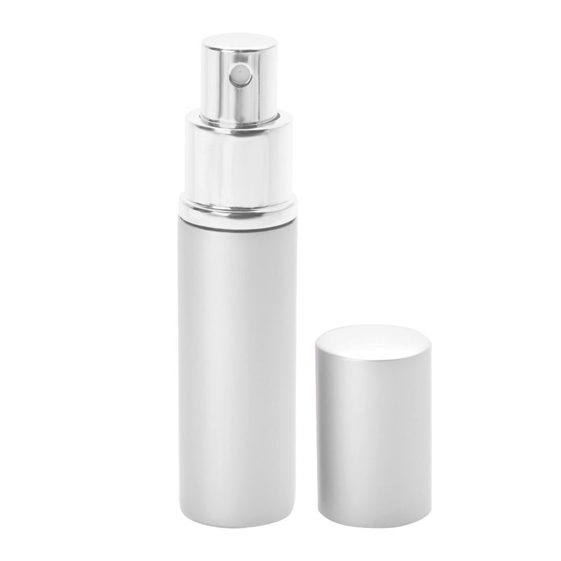 زجرة العطر القابلة لإعادة التعبئة بـ10 مل - بخاخ عطر ومستحضر بارد فارغ محمول - لون فضي - Image 3