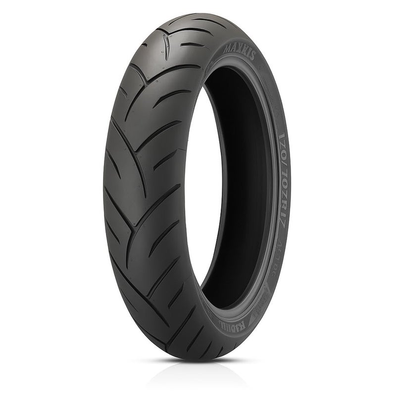MAXXIS Supermaxx ST MA-ST2-J 120/70ZR17 58W TL – Front Motorcycle Sport Touring Tire | Radial Tubeless, Nano-Silica Compound, OE for KTM 790 Duke - Image 1