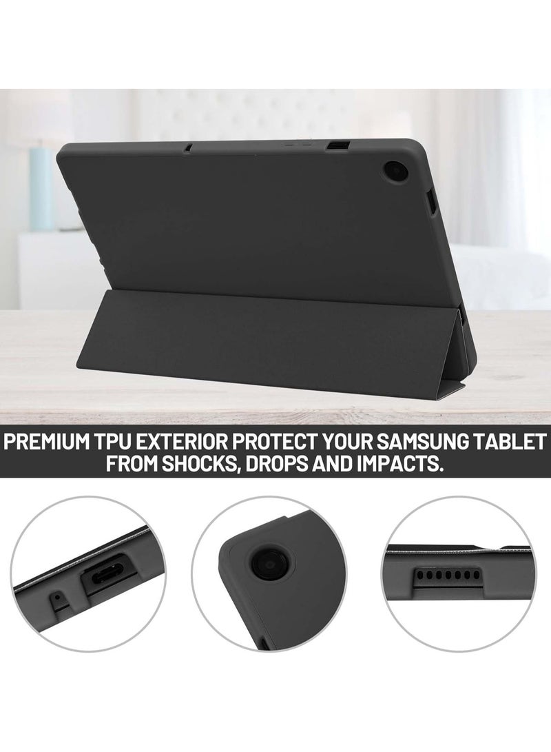 TIGER Protective Case Compatible with Samsung Galaxy Tab A9 Plus / A9+ 11 Inch 2023 (Model SM-X210/X216/X218) – Slim Trifold Stand Cover with Built-in S Pen Holder – Auto Sleep/Wake Function – Lightweight Shockproof Case for Samsung Tab A9+ Tablet Black - Image 5