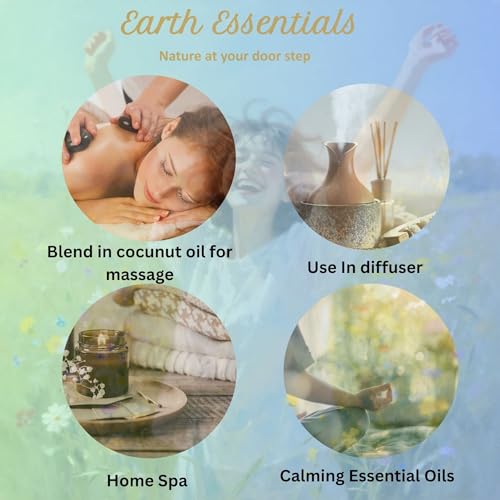 Earth Essentials Happy Oils Blends Uplift Aromatherapy Essential Oil Blend - Calming Essential Oils for Diffusers for Home and Travel with Citrus, Lemon, Orange and Lavender Essential Oils 15 ml - Image 5