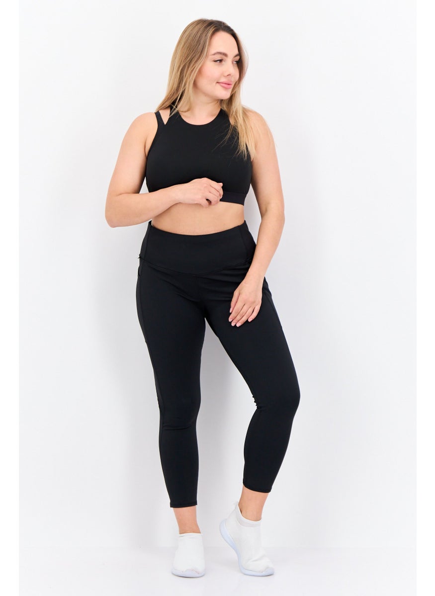Body Glove - Women Sportswear Fit Training Leggings, Black - Image 1