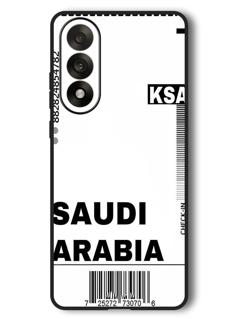 Theodor Case Compatible with OnePlus Nord 5 6.83 Inch Protection Shockproof Bumper Cover Saudi boarding pass - Image 1