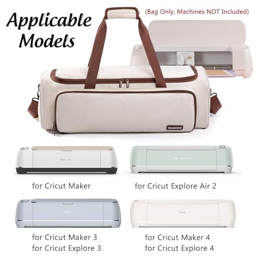 IMAGINING Carrying Case Bag for Cricut Maker 4, Maker 3, Explore 4, Explore 3, Explore Air 2, Large Opening Storage for Cricut Accessories and Suppliers - Image 4