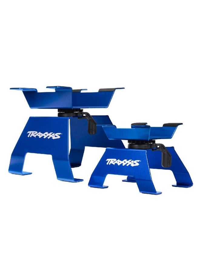 TRAXXAS 8797 Blue Aluminum X-Truck Stand for X-Maxx and XRT - Image 4