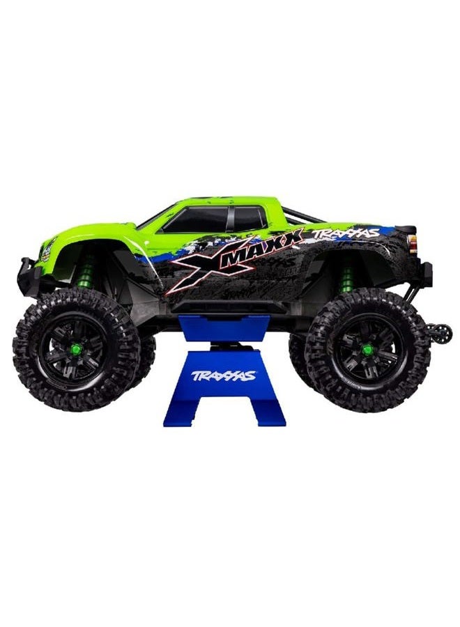 TRAXXAS 8797 Blue Aluminum X-Truck Stand for X-Maxx and XRT - Image 2