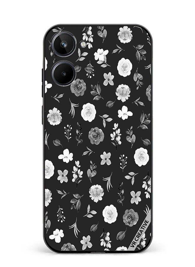 VR CREATIVE Protective Case Cover For Realme 10 Flower Design Multicolour - Image 1