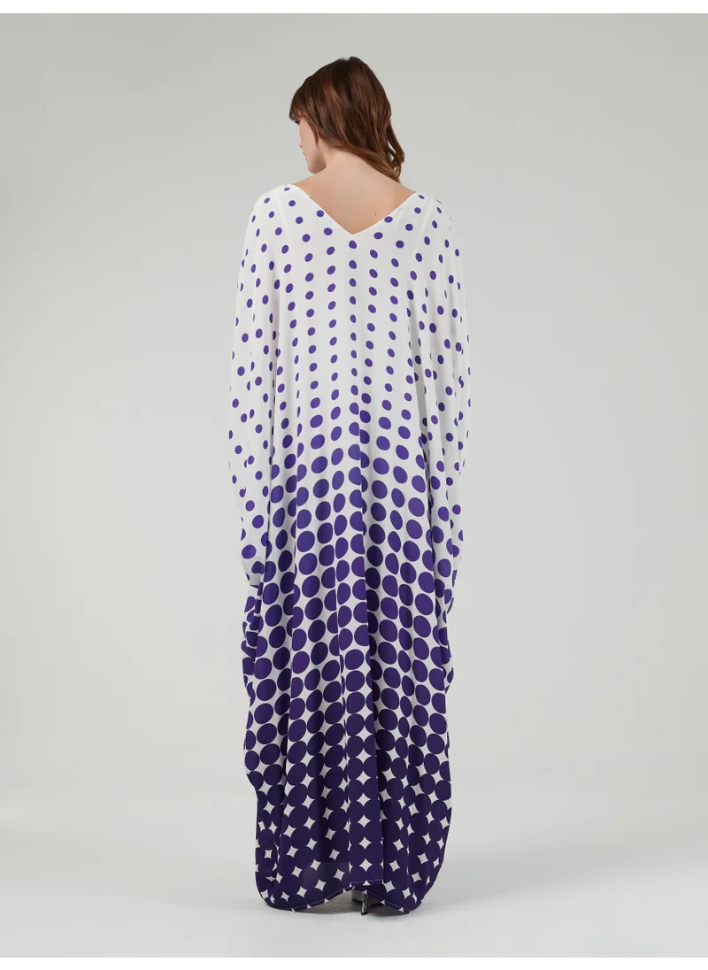 leem Gradient Dotted Kaftan