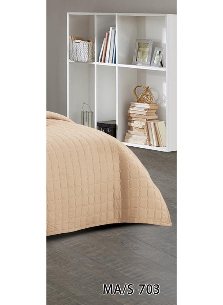 مون مفرش سرير نفرين فندقي مضغوط يتكون من 6 قطع ليمنحك صيف منعش، لحاف مقاس 250x230 سم - Image 4