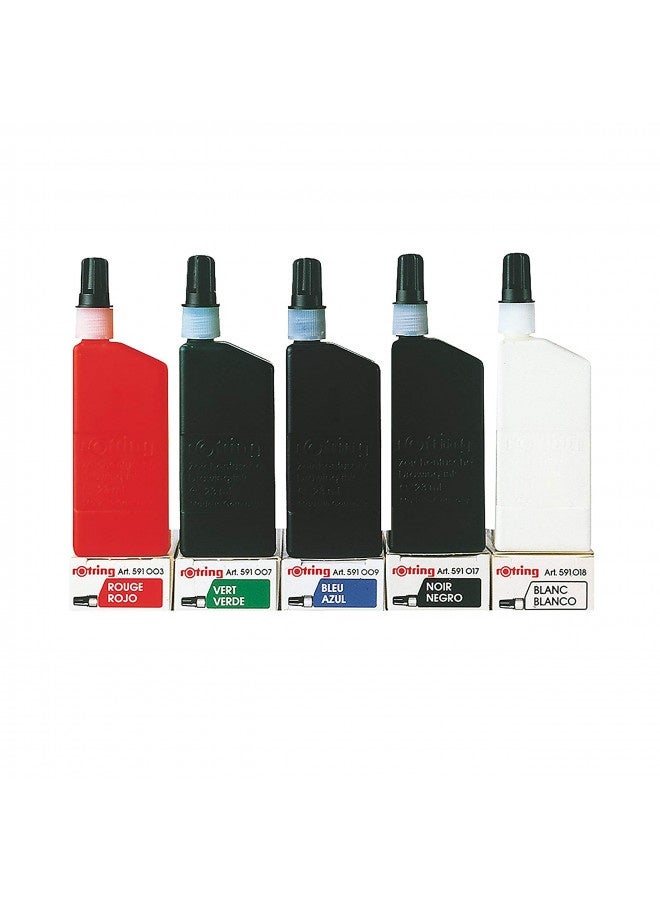 Rotring Isograph Technical Drawing Pen, Liquid Ink, 23 Ml, Black - Image 1