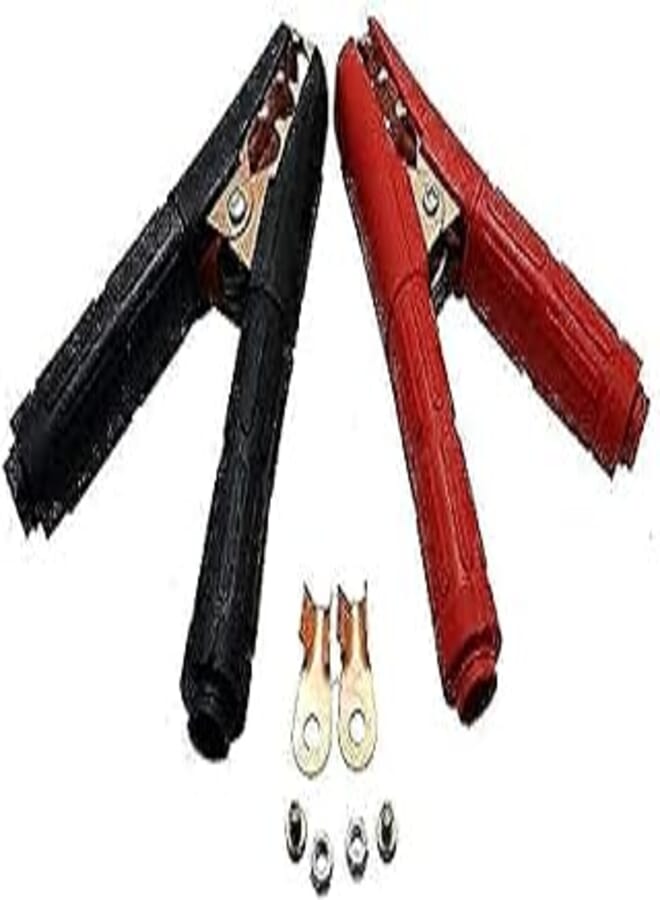 Heavy duty pair battery cable clamps
