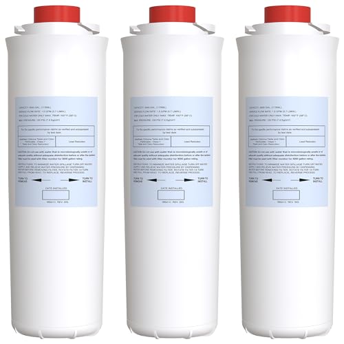 KrohneTec 51300C Replacement Filter Compatible with Elkay ezH2O EWF3000 (No Chip - 3 Pack) - Image 1