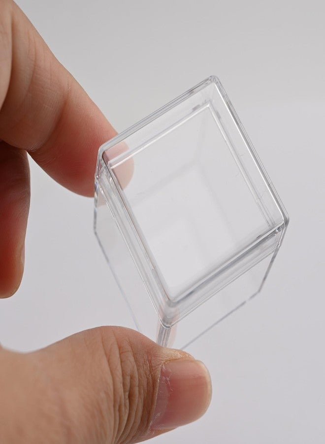 STPCTOU 6PCS Acrylic Box with Lid for 1" 25.4mm Element Cubes, Clear Case for Elements Collections, Science Education Displays - Image 4