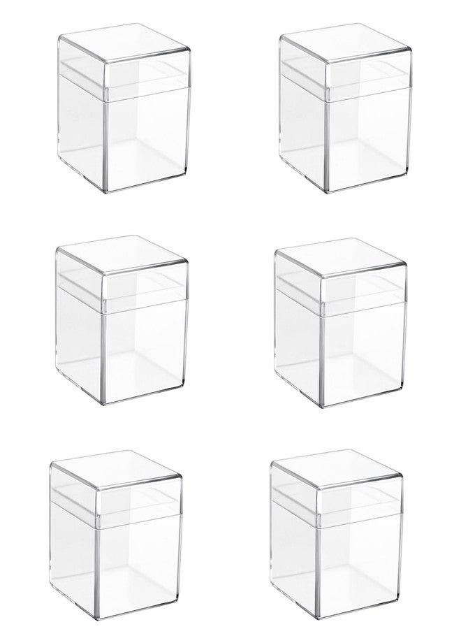 STPCTOU 6PCS Acrylic Box with Lid for 1" 25.4mm Element Cubes, Clear Case for Elements Collections, Science Education Displays - Image 1
