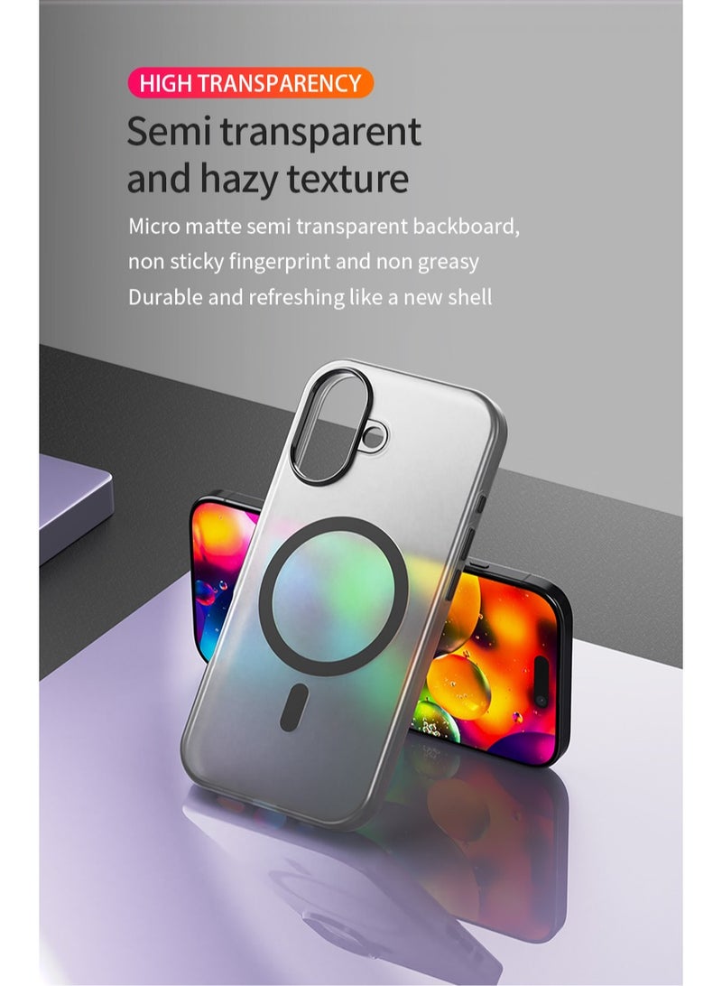 iPhone 17 MagSafe Case Magnetic Back Cover,Anti-Yellow Shockproof Back Cover,Slim Phone Cover with Strong Magnet for Apple 17 (2025) - view 4