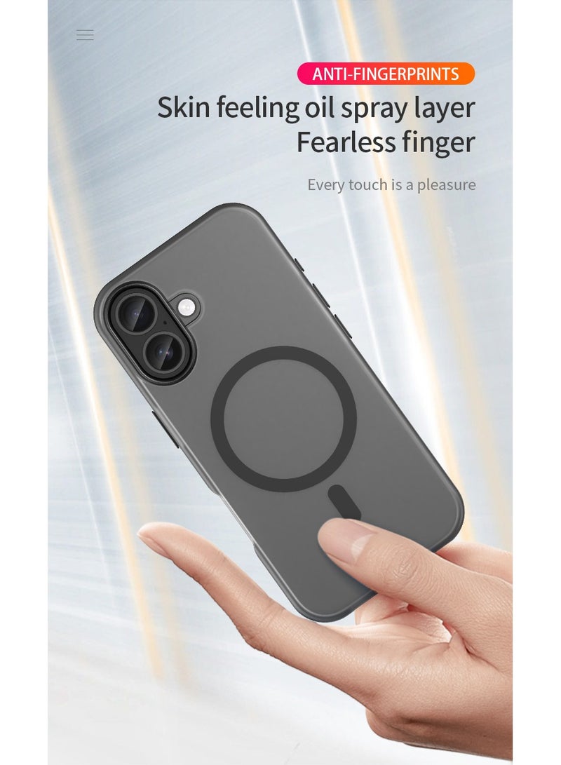 iPhone 17 MagSafe Case Magnetic Back Cover,Anti-Yellow Shockproof Back Cover,Slim Phone Cover with Strong Magnet for Apple 17 (2025) - view 5