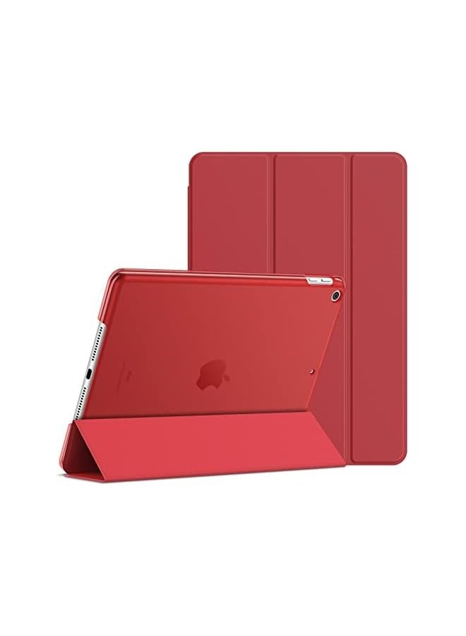 Jetech Case for iPad (9.7-Inch, 2018/2017 Model, 6th/5th Generation), Smart Cover Auto Wake/Sleep (Red) - Image 1
