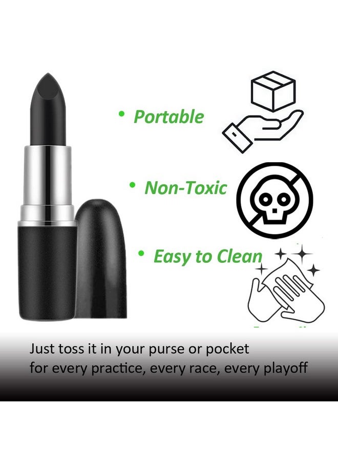 Mysense - Eye Black Stick Cream Eyeblack Tube For Sports Eye Black Football / Baseball / Softball / Lacrosse Halloween Costume Cosplay Parties Face Paint Makeup Stick 6Pcs - Image 1