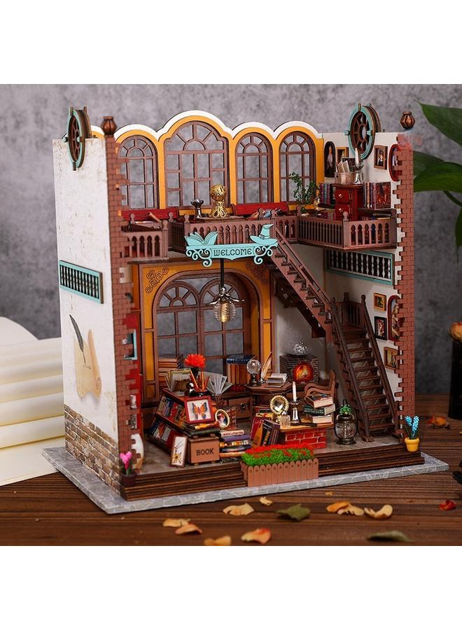 Bluejw Creative DIY Magic Book House 3D Handmade Assembled Ornaments Toy Gifts Toy Gifts - Image 2