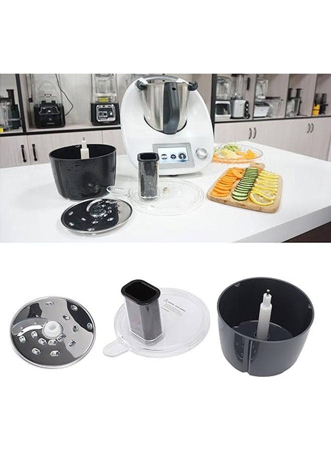 Multi-Purpose Food Handler, Container Cutting Kit for Vorwerk Thermomix TM5 6 Blender Slicing Tray Accessory  - Image 3