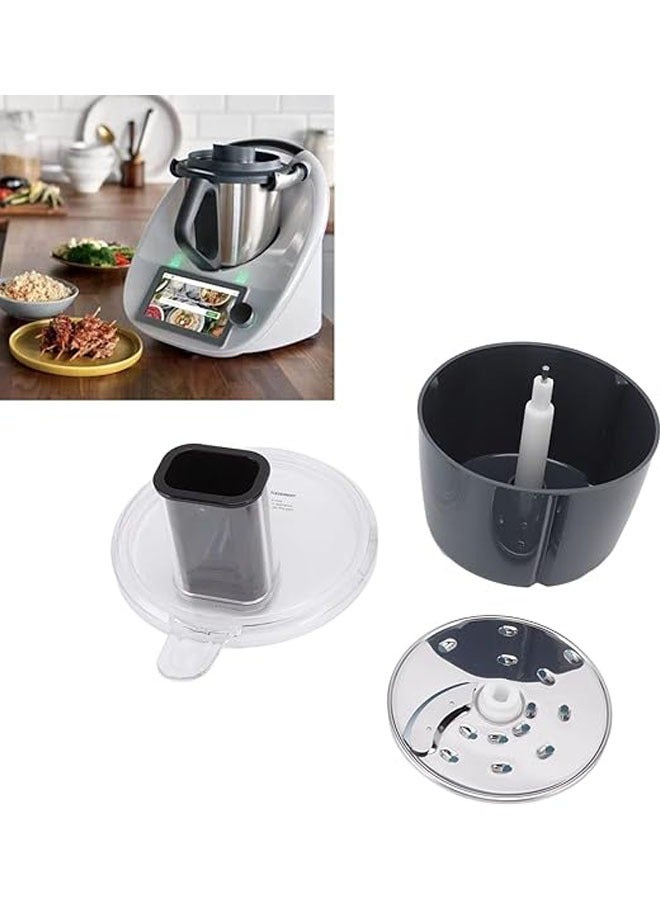 Multi-Purpose Food Handler, Container Cutting Kit for Vorwerk Thermomix TM5 6 Blender Slicing Tray Accessory  - Image 4