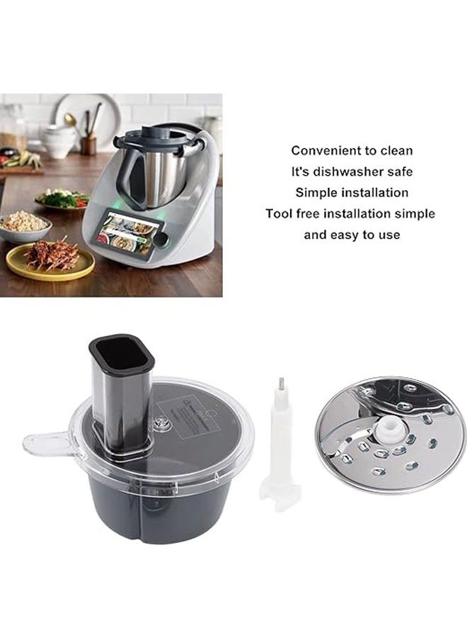Multi-Purpose Food Handler, Container Cutting Kit for Vorwerk Thermomix TM5 6 Blender Slicing Tray Accessory  - Image 5