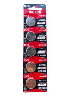 Maxell 5-pcs Maxell Lithium Battery CR2032 
