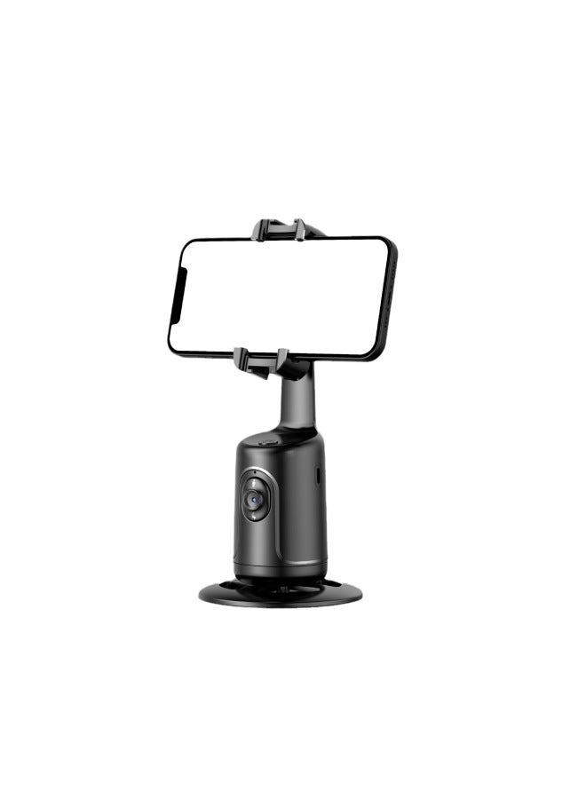 360 Intelligent Follow-up Pan-tilt Artifact APP-free Video Shooting Live AI Recognition Face Tracking Stabilizer-Color:P02 Black (including G13 Ordinary Bluetooth + D03 Light * 2 Pcs) - Image 1